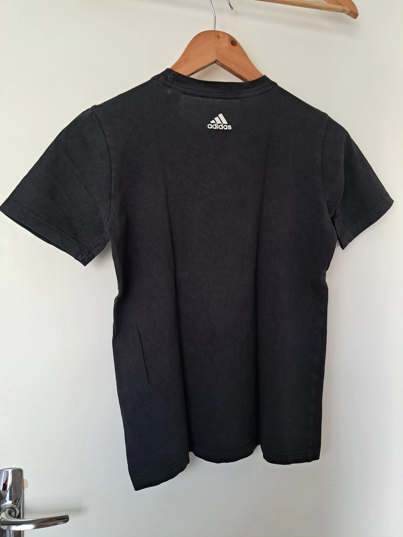 Tee-shirt manche courte taille 11-12 ans noir adidas – photo 5